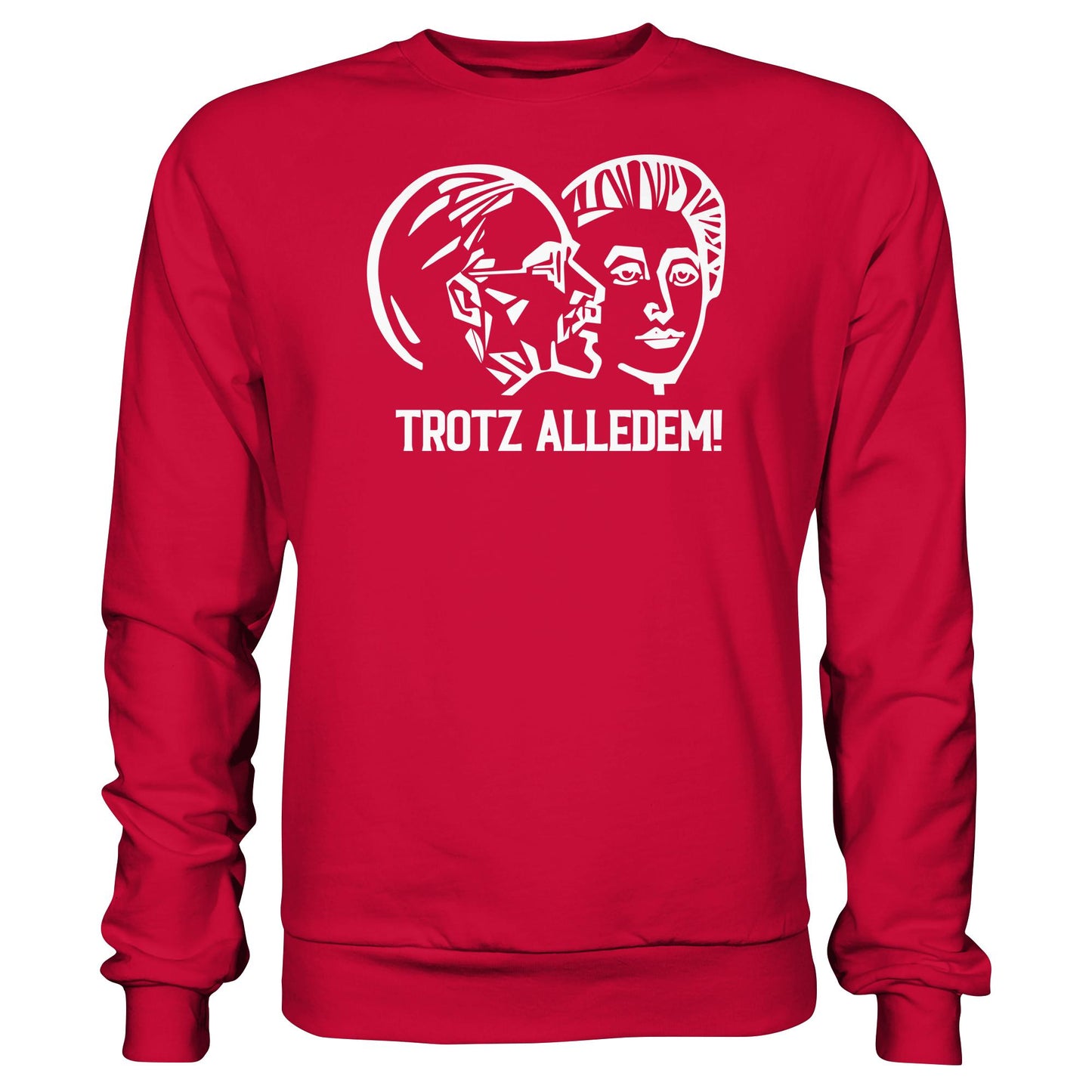 DDR Ostalgie Pullover Unisex • DDR STAATSRATSGEBÄUDE - TROTZ ALLEDEM!