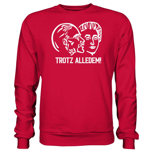 DDR Ostalgie Pullover Unisex • DDR STAATSRATSGEBÄUDE - TROTZ ALLEDEM!