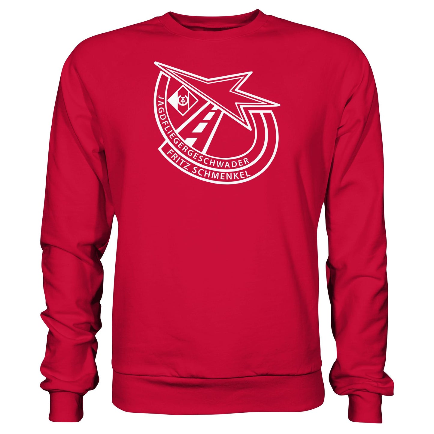 DDR Ostalgie Pullover Unisex • NVA EMBLEM - GESCHWADER FRITZ SCHMENKEL