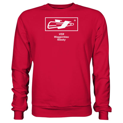 DDR Ostalgie Pullover Unisex • VEB WAGGONBAU NIESKY