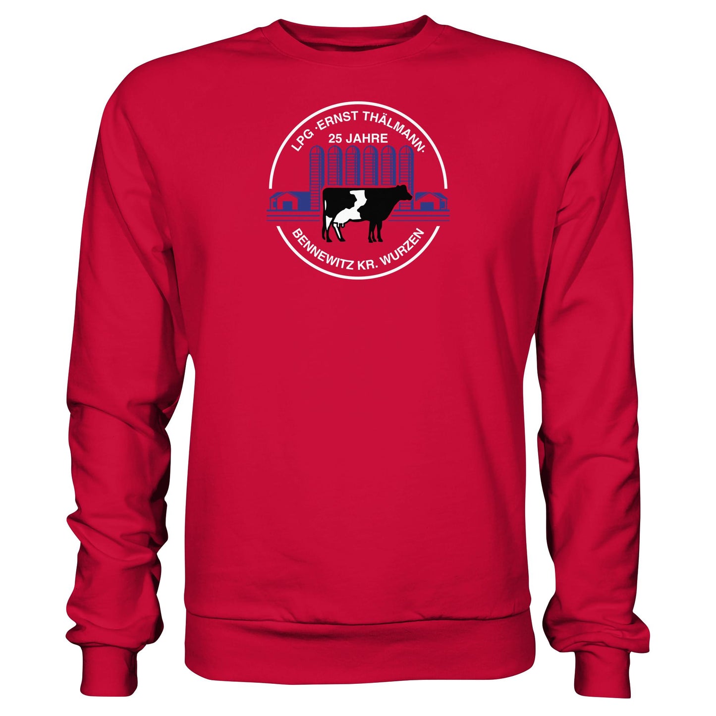DDR Ostalgie Pullover Unisex • LPG ERNST THÄLMANN BENNEWITZ - WURZEN