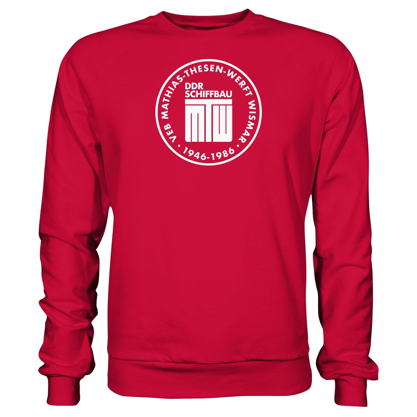 DDR Ostalgie Pullover Unisex • MATHIAS-THESEN-WERFT WISMAR