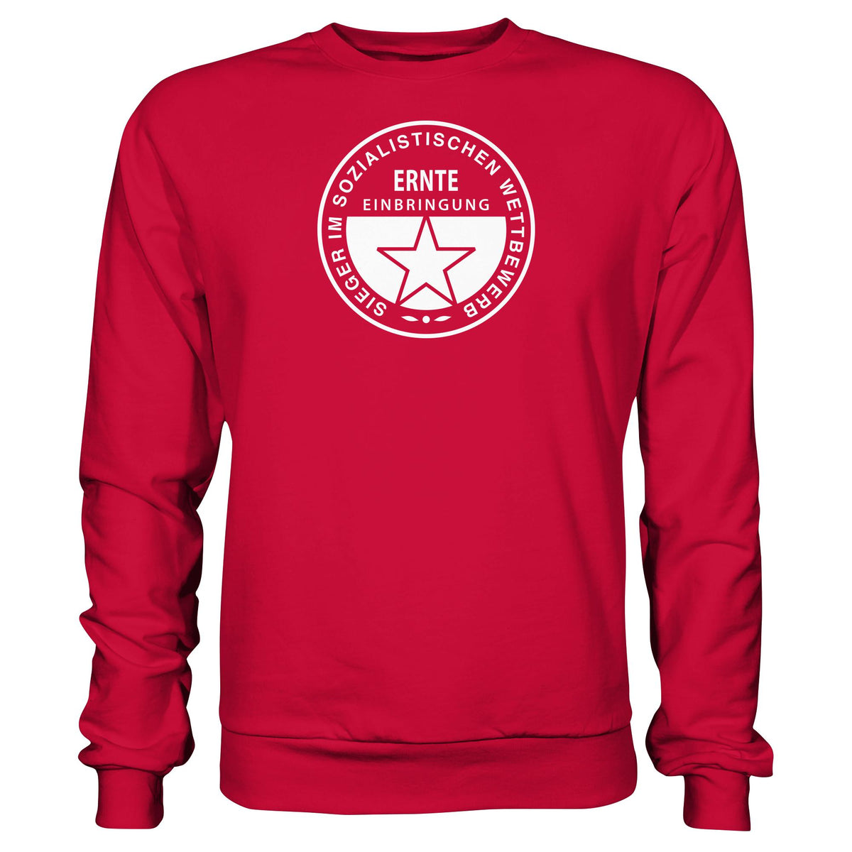 DDR Ostalgie Pullover Unisex • ERNTE-EINBRINGUNG - SIEGER (ORIGINAL-MEDAILLE)