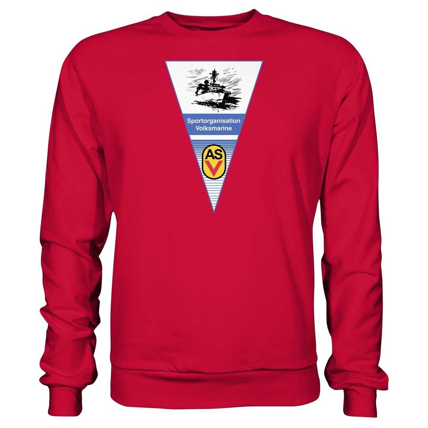 DDR Ostalgie Pullover Unisex • ASV SPORTORGANISATION VOLKSMARINE