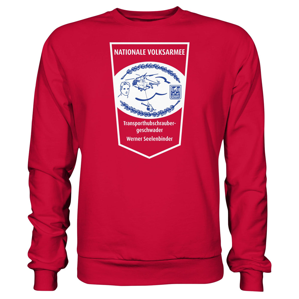NVA - TRANSPORTHUBSCHRAUBERGESCHWADER WERNER SEELENBINDER • DDR Ostalgie Pullover Unisex