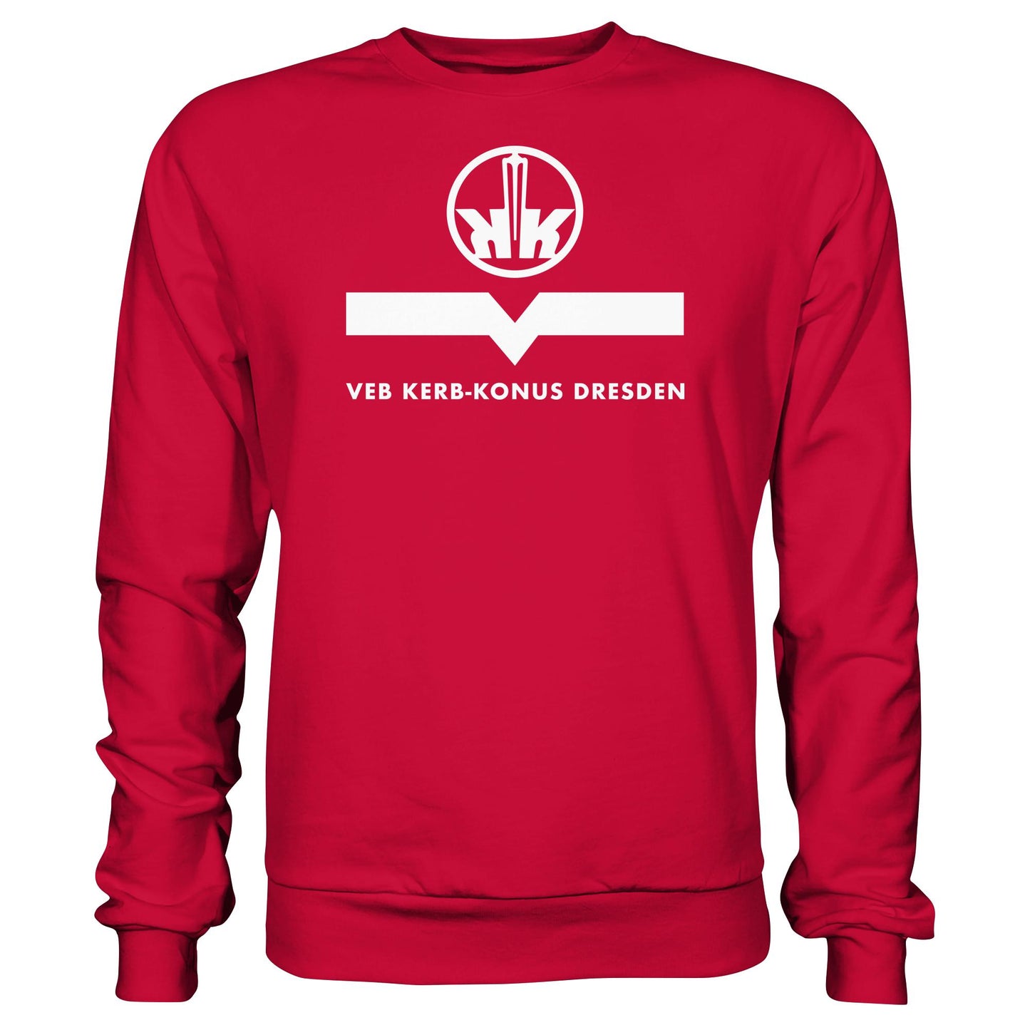 DDR Ostalgie Pullover Unisex • VEB KERB-KONUS DRESDEN