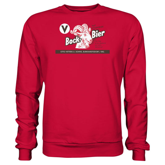 DDR Ostalgie Pullover Unisex • BOCKBIER - OTTO VETTERS ERZGEBIRGE