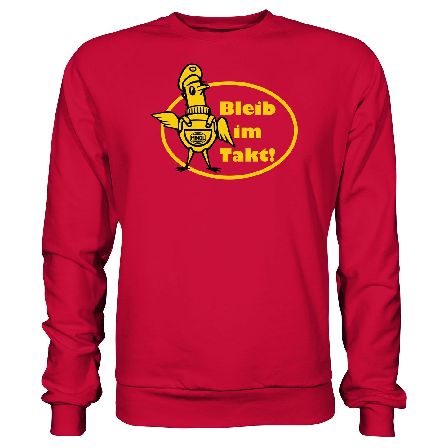 DDR Ostalgie Pullover Unisex • MINOL - BLEIB IM TAKT