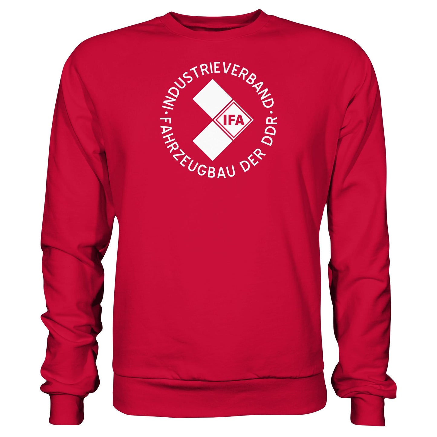 DDR Ostalgie Pullover Unisex • IFA INDUSTRIEVERBAND FAHRZEUGBAU ( LOGO 1970er) - dunkel