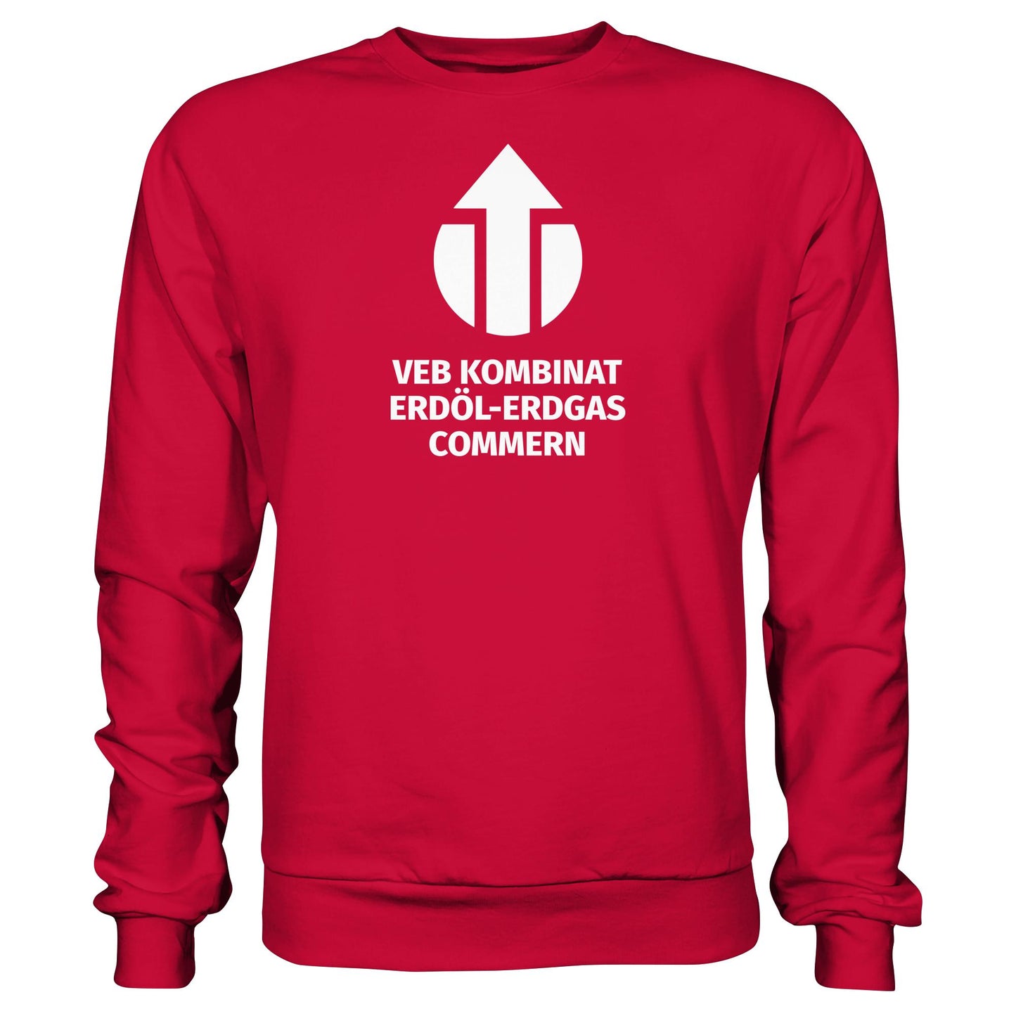 DDR Ostalgie Pullover Unisex • VEB KOMBINAT ERDÖL-ERDGAS COMMERN