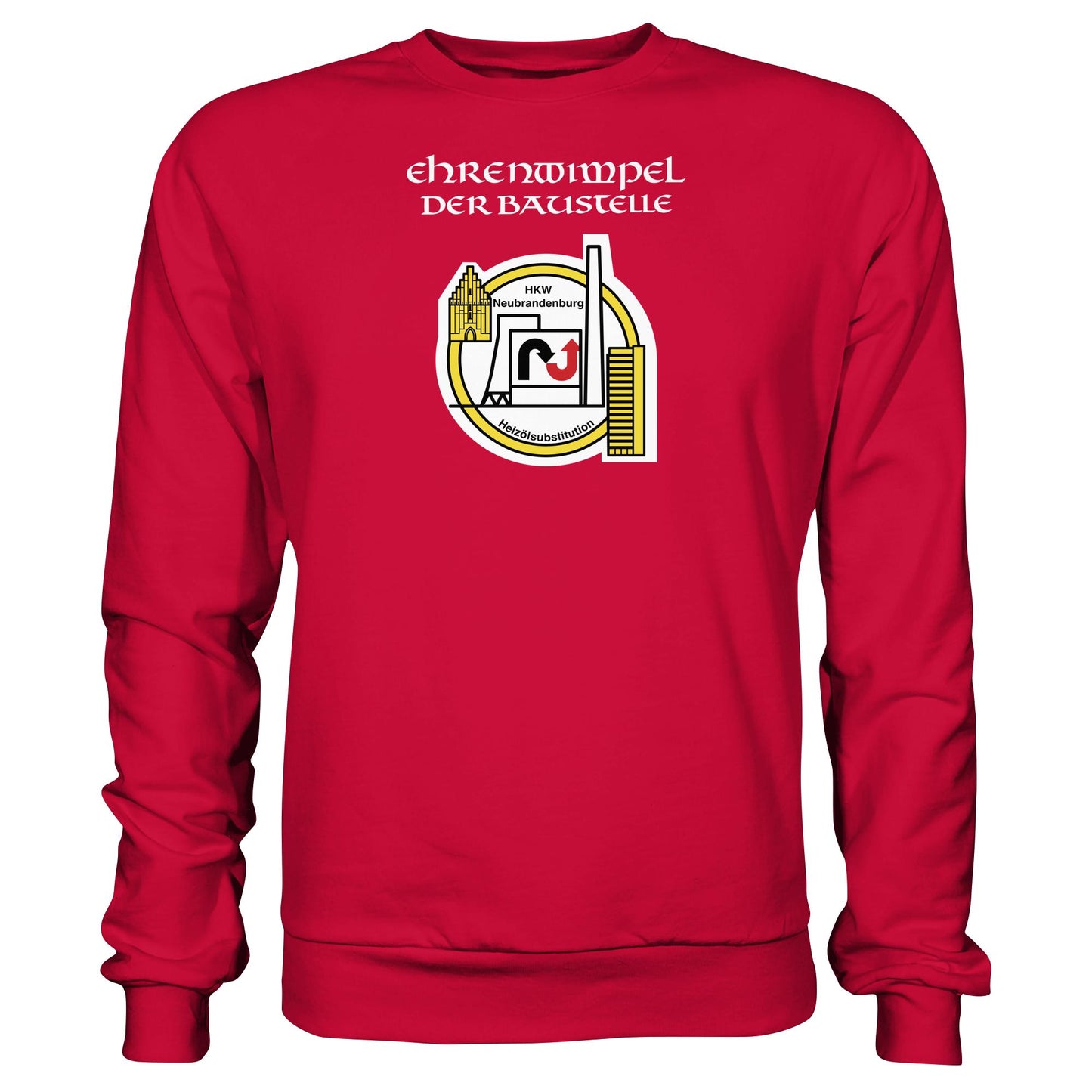DDR Ostalgie Pullover Unisex • EHRENWIMPEL HKW NEUBRANDENBURG
