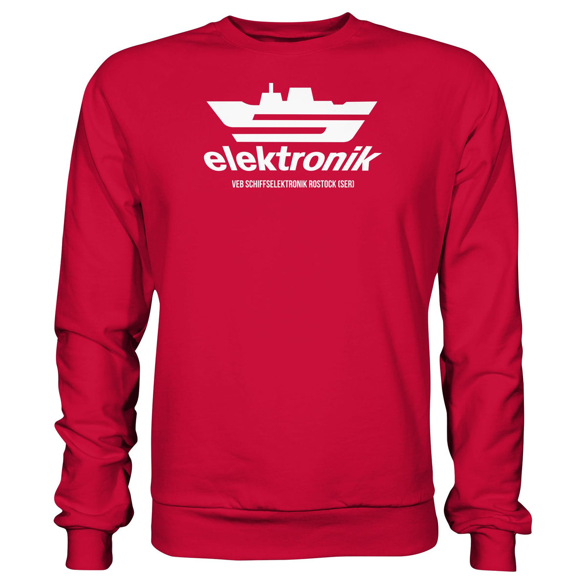 DDR Ostalgie Pullover Unisex • VEB SCHIFFSELEKTRONIK ROSTOCK