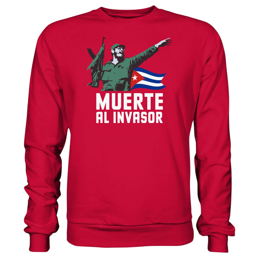 DDR Ostalgie Pullover Unisex • KUBA - MUERTE AL INVASOR