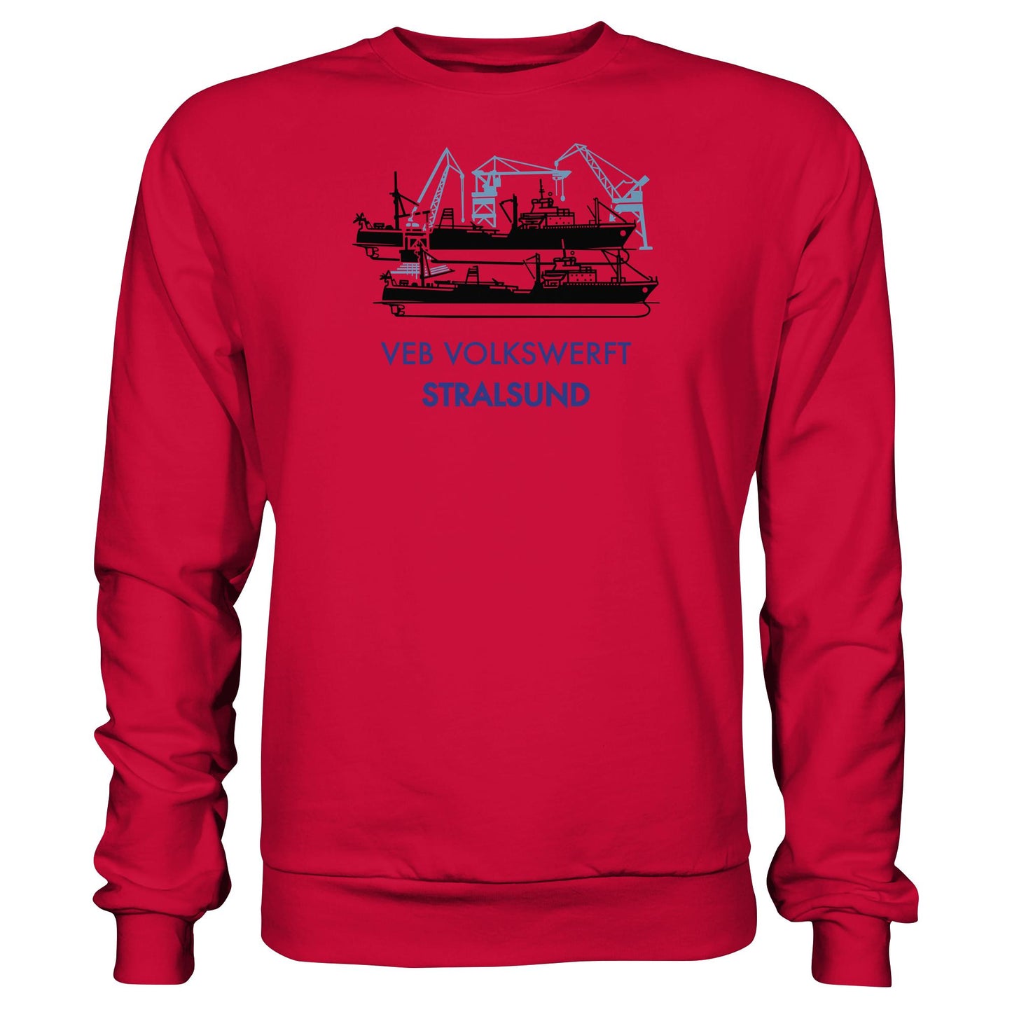 DDR Ostalgie Pullover Unisex • VEB VOLKSWERFT STRALSUND