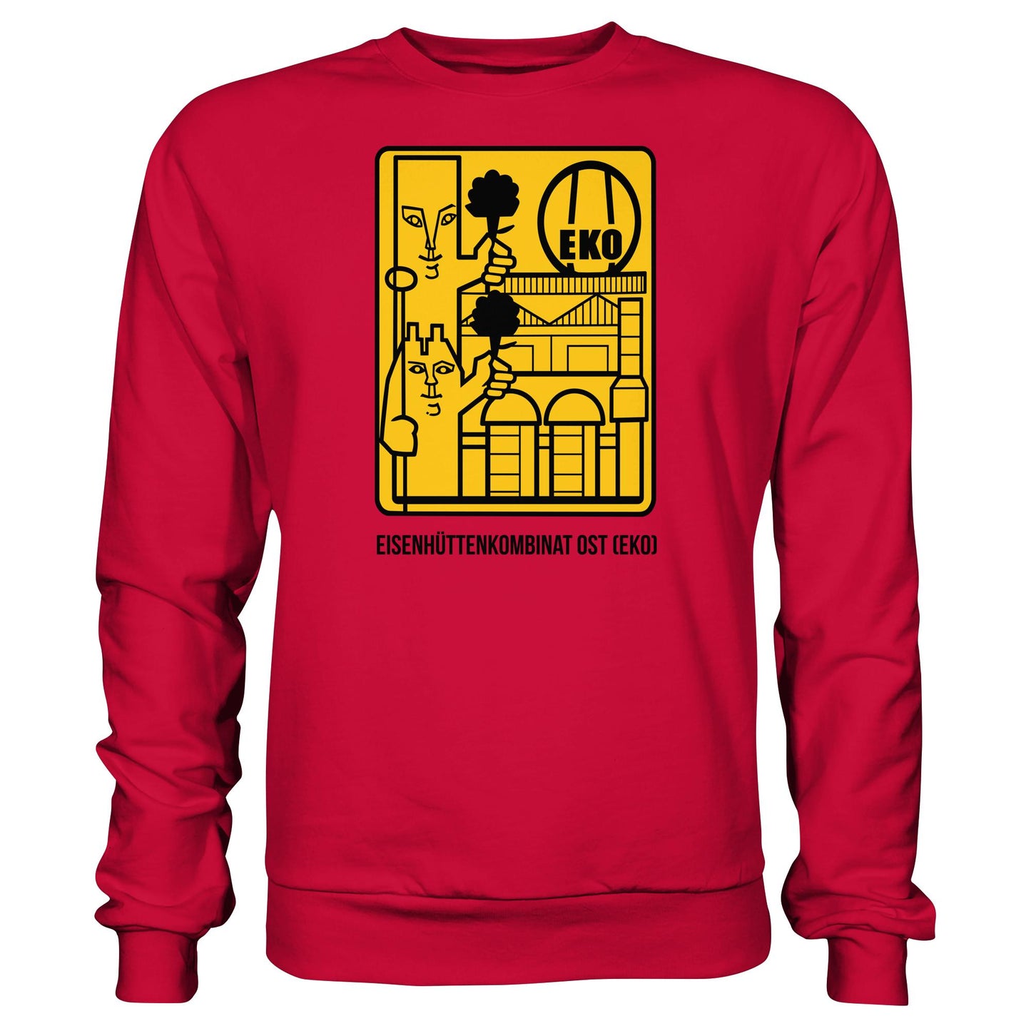 DDR Ostalgie Pullover Unisex • EISENHÜTTENKOMBINAT OST (EKO)