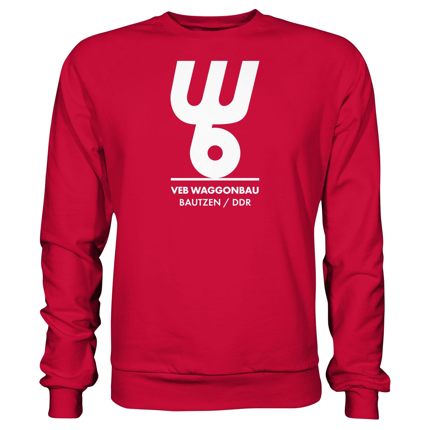 DDR Ostalgie Pullover Unisex • VEB WAGGONBAU BAUTZEN