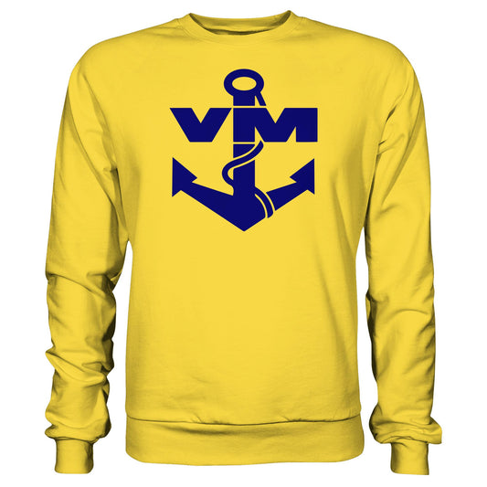 DDR Ostalgie Pullover Unisex • NVA EMBLEM - VOLKSMARINE SEESTREITKRÄFTE - BRUST