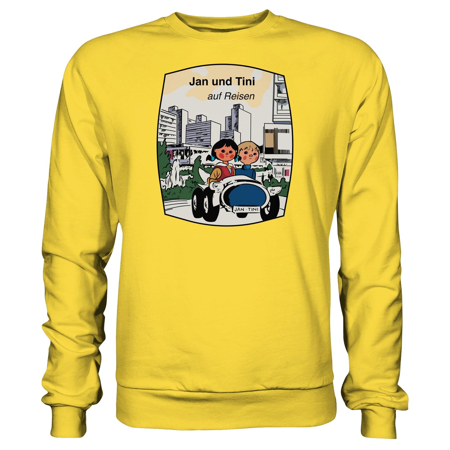 DDR Ostalgie Pullover Unisex • JAN UND TINI AUF REISEN (ORIGINAL QUARTETT)