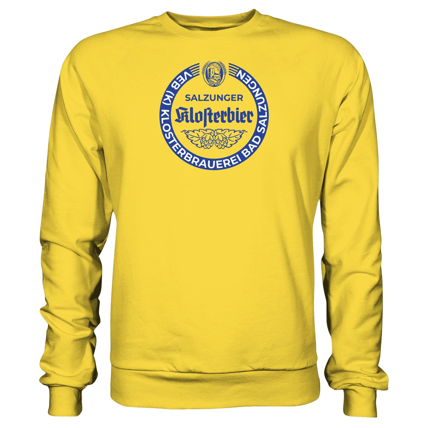 DDR Ostalgie Pullover Unisex • VEB KLOSTERBRAUEREI BIER BAD SALZUNGEN