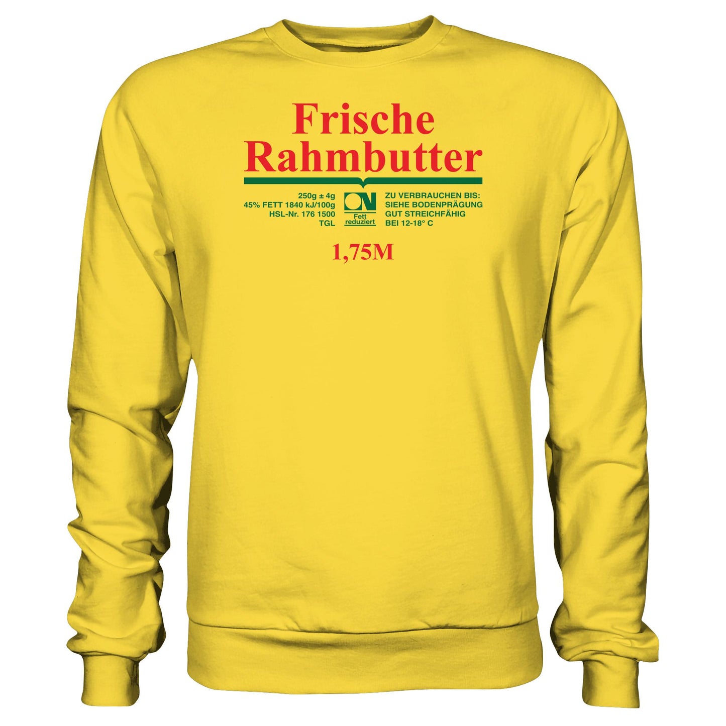 DDR Ostalgie Pullover Unisex • FRISCHE RAHMBUTTER - KONSUM