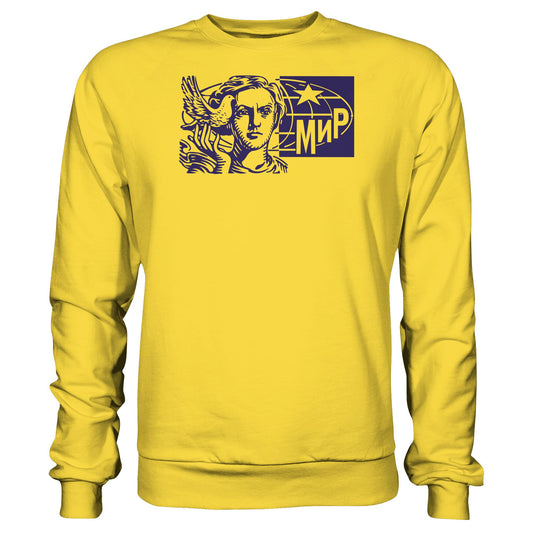 DDR Ostalgie Pullover Unisex • MIR - FRIEDEN (ORIGINAL BRIEFMARKE)