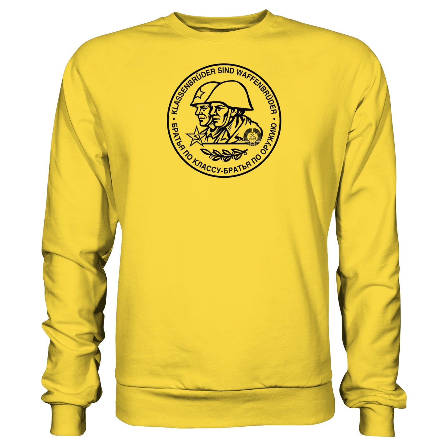 DDR Ostalgie Pullover Unisex • KLASSENBRÜDER SIND WAFFENBRÜDER (NVA)