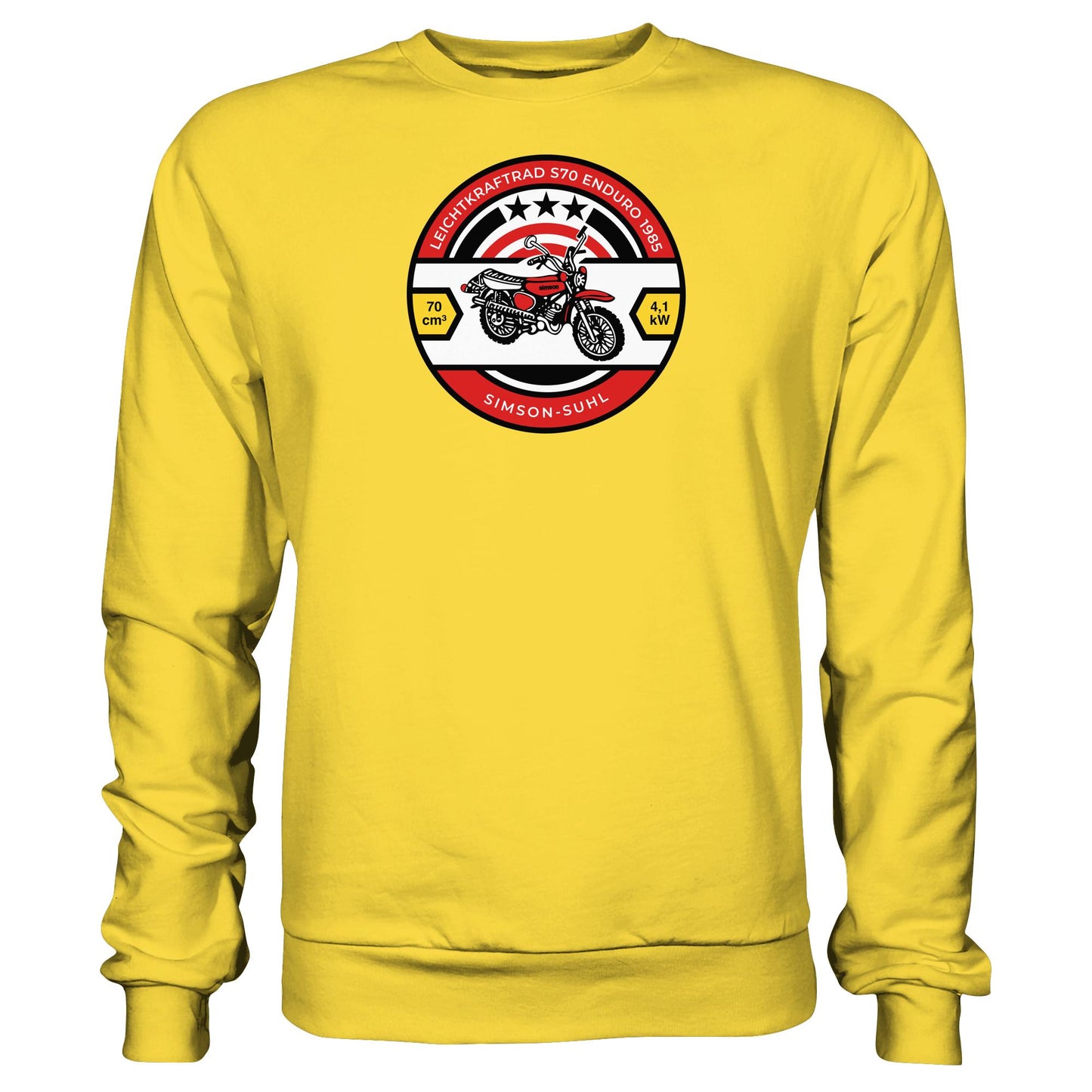 DDR Ostalgie Pullover Unisex • SIMSON S70 - ORIGINAL BIERDECKEL