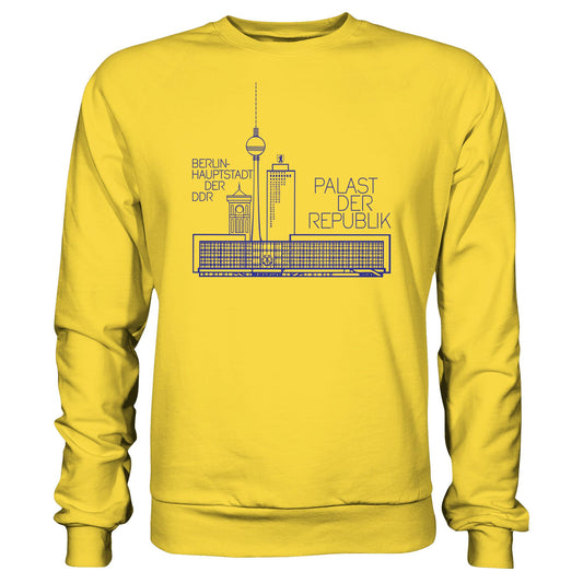 DDR Ostalgie Pullover Unisex • PALAST DER REPUBLIK (ORIGINAL ERSTTAGSSTEMPEL)