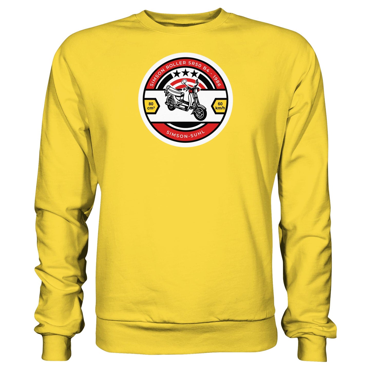 DDR Ostalgie Pullover Unisex • SIMSON SR50 - ORIGINAL BIERDECKEL