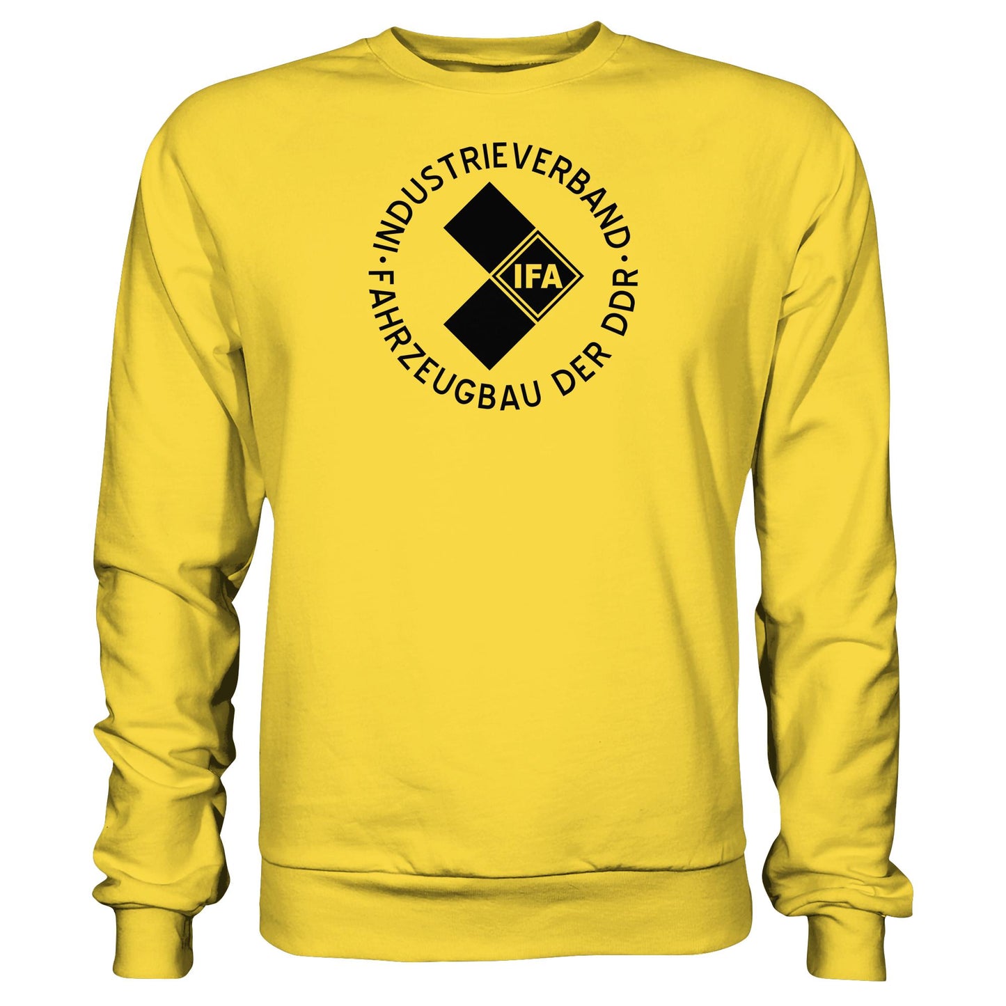 DDR Ostalgie Pullover Unisex • IFA INDUSTRIEVERBAND FAHRZEUGBAU ( LOGO 1970er) - hell