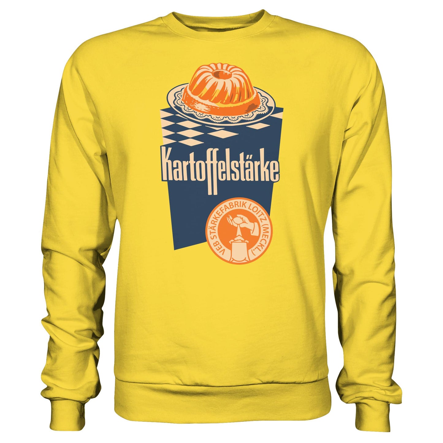 DDR Ostalgie Pullover Unisex • VEB KARTOFFELSTÄRKE - VEB STÄRKEFABRIK LOITZ