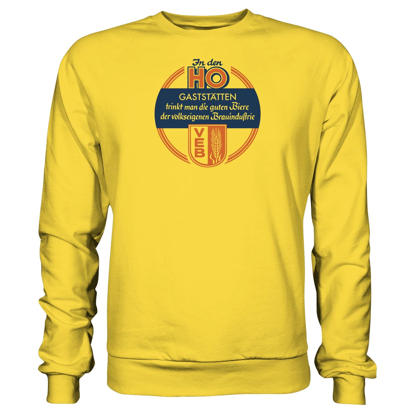 DDR Ostalgie Pullover Unisex • HO - VOLKSEIGENE BRAUINDUSTRIE