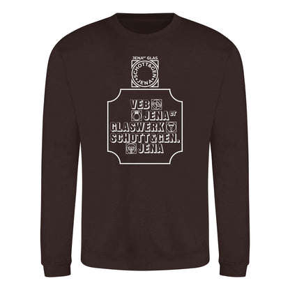 DDR Ostalgie Pullover Unisex • VEB JENAER GLASWERK