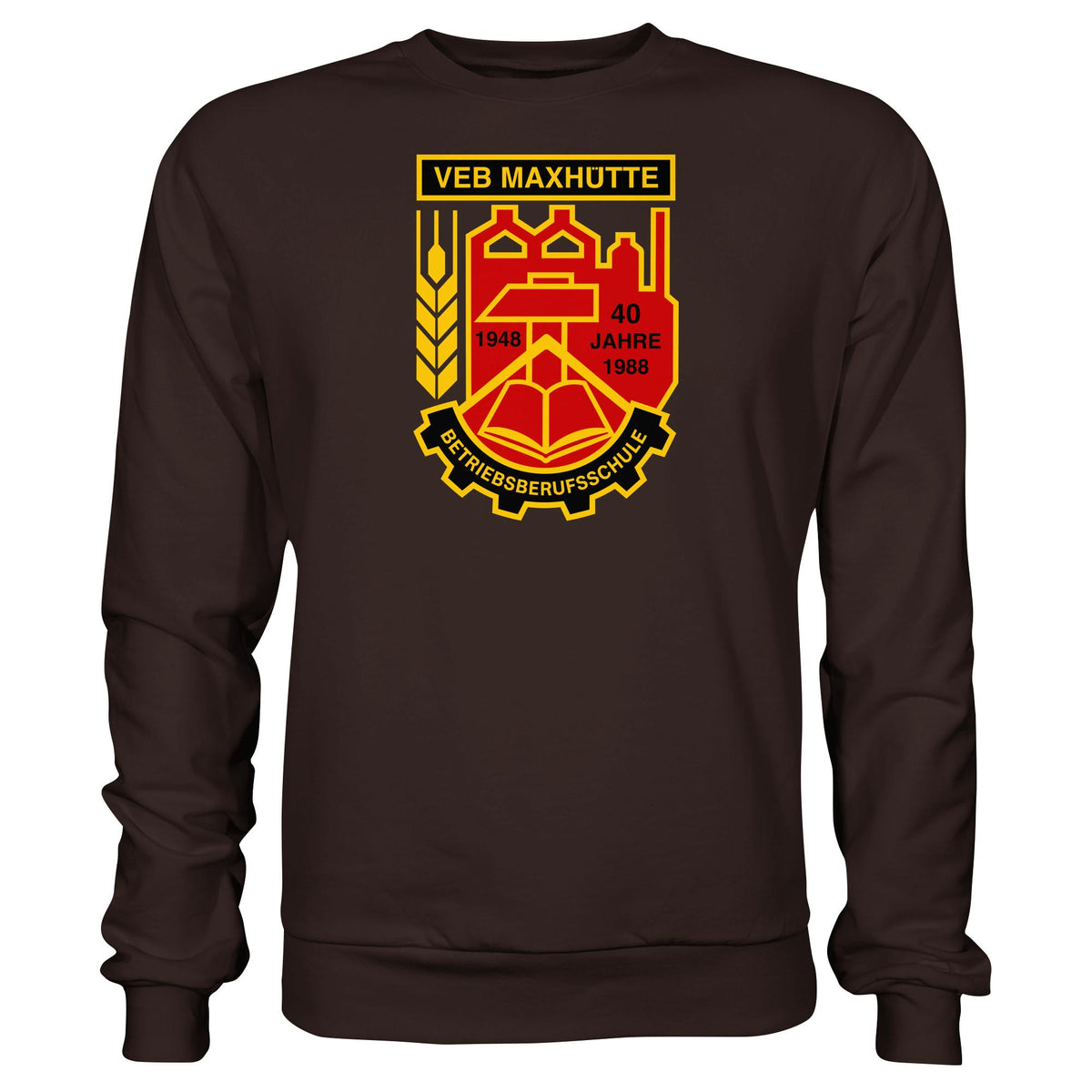 VEB MAXHÜTTE - BETRIEBSBERUFSSCHULE | DDR Ostalgie Pullover Unisex