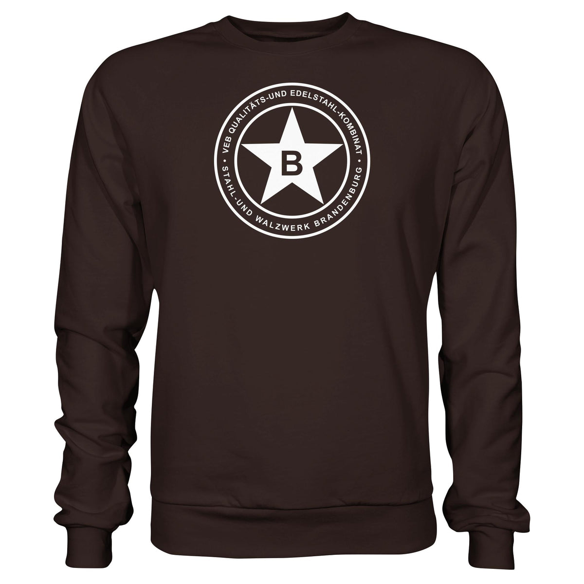 DDR Ostalgie Pullover Unisex • VEB QUALITÄTS- UND EDELSTAHL-KOMBINAT BRANDENBURG