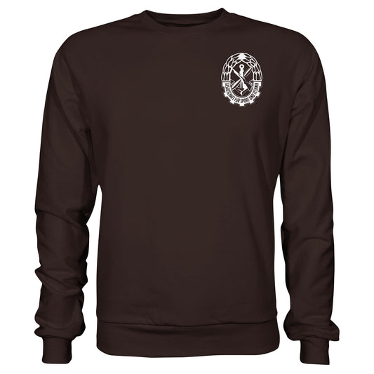 DDR Ostalgie Pullover Unisex • GST - GESELLSCHAFT FÜR SPORT UND TECHNIK (BRUST EMBLEM)
