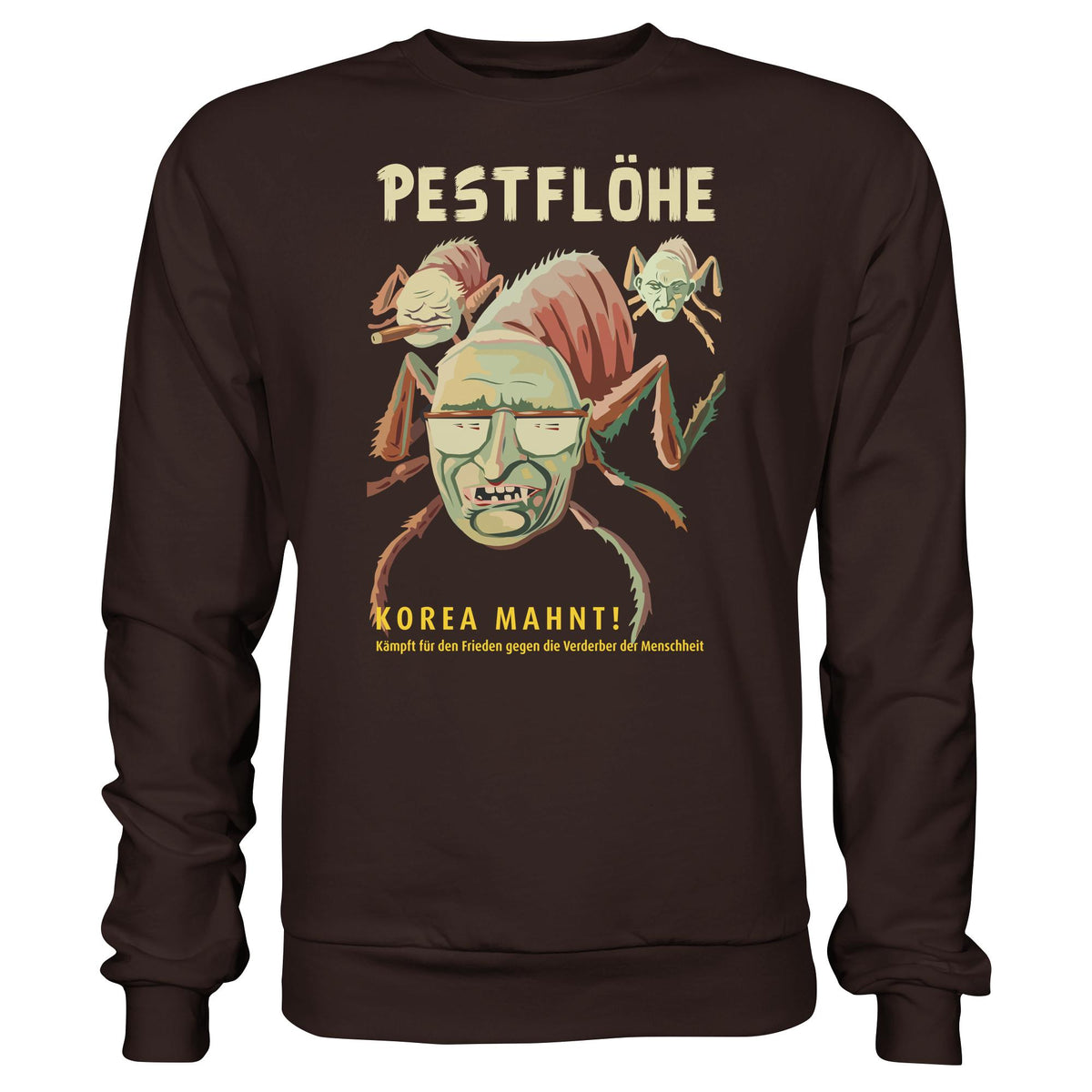 DDR Ostalgie Pullover Unisex • NATO-PESTFLÖHE - KOREA WARNT