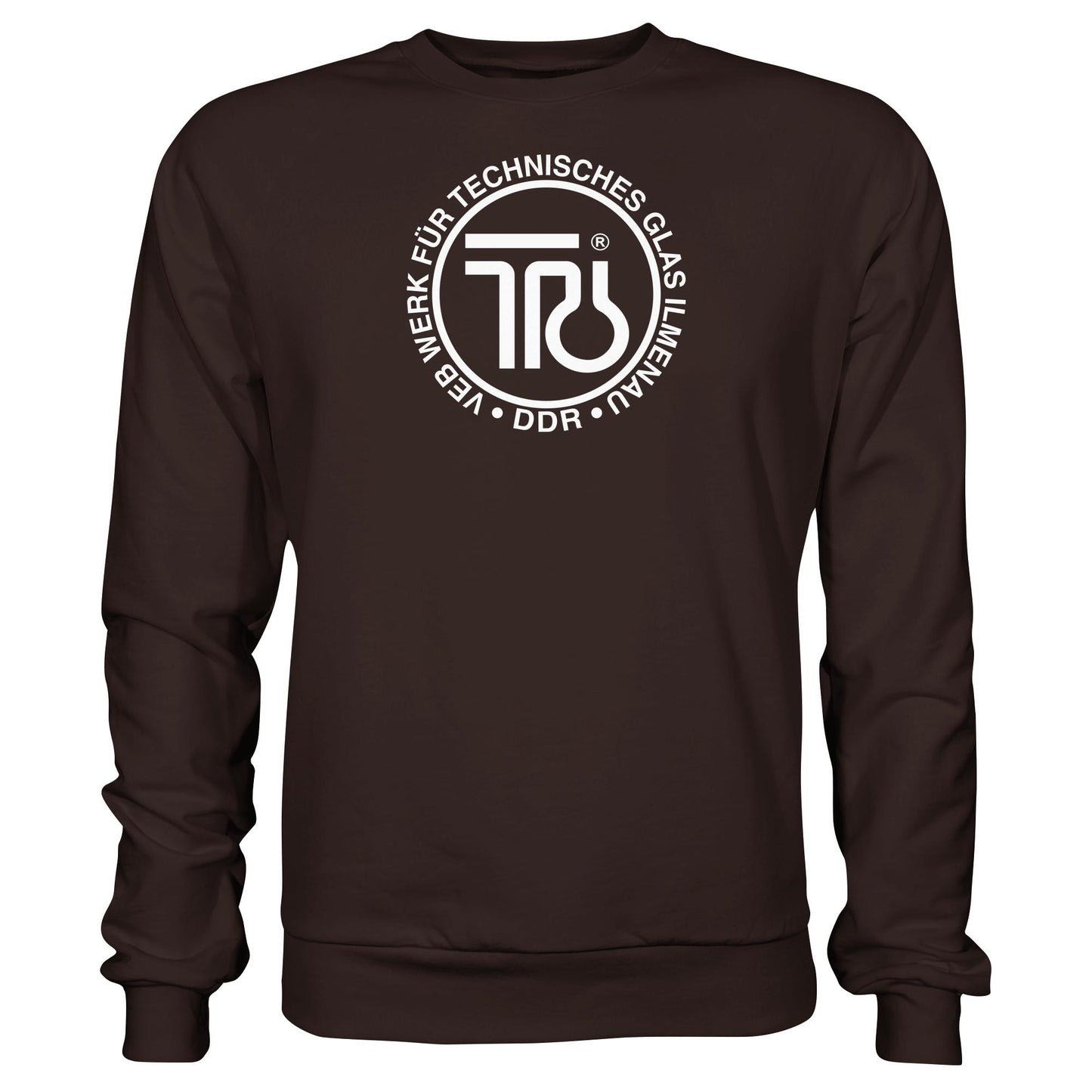 DDR Ostalgie Pullover Unisex • VEB WERK FÜR TECHNISCHES GLAS ILMENAU