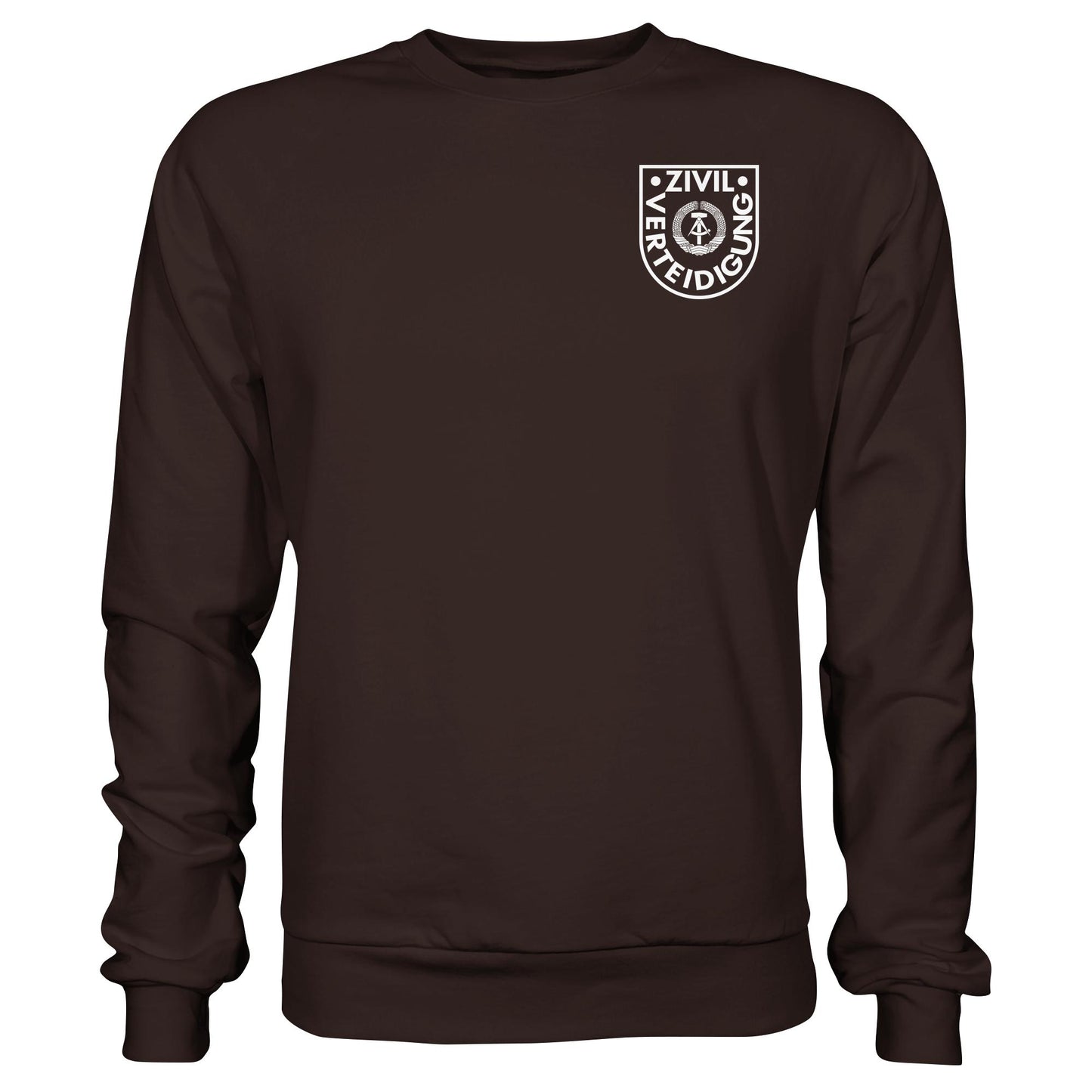 DDR Ostalgie Pullover Unisex • DDR ZIVILVERTEIDIGUNG - BRUSTBADGE