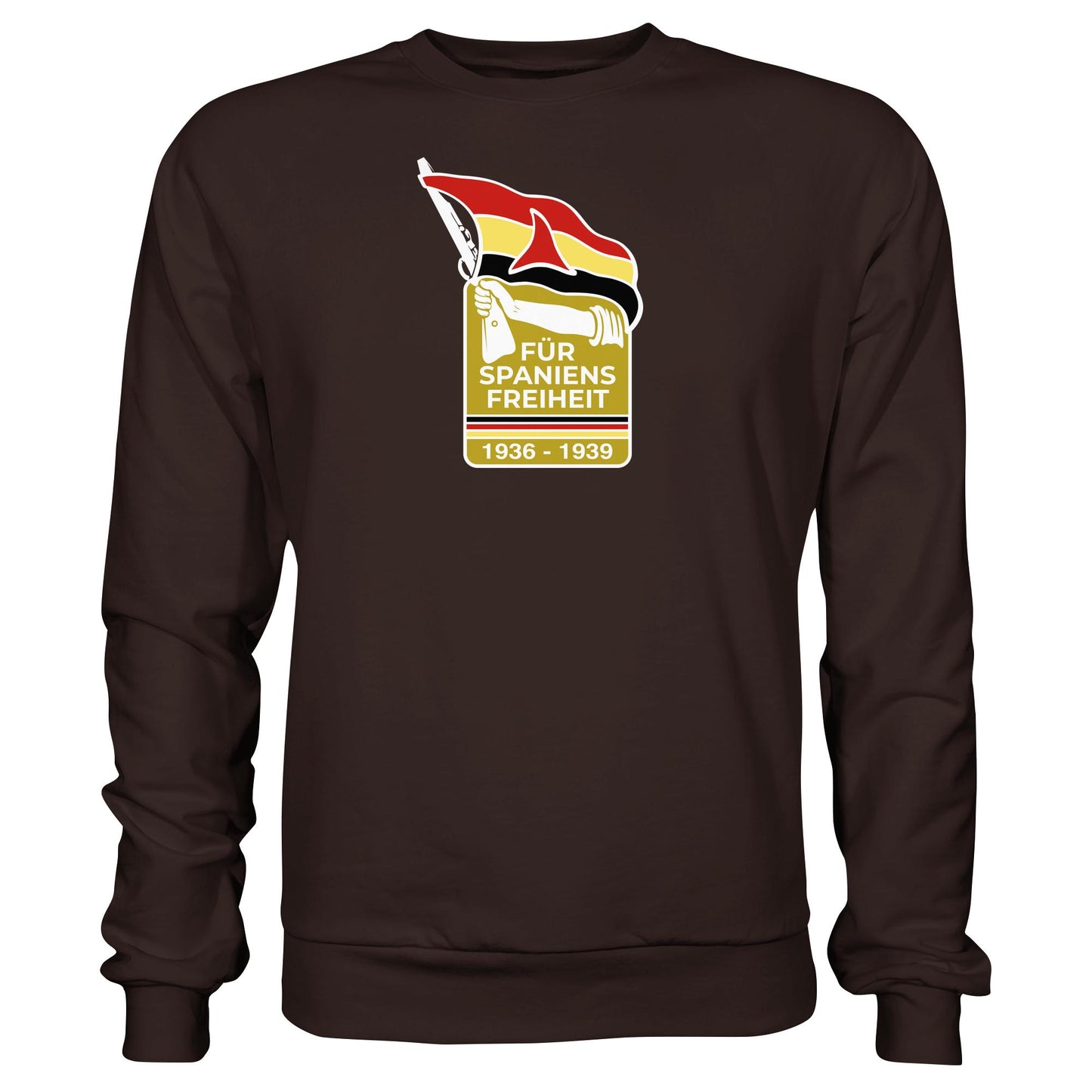 DDR Ostalgie Pullover Unisex • FÜR SPANIENS FREIHEIT - ABZEICHEN SPANIENKÄMPFER