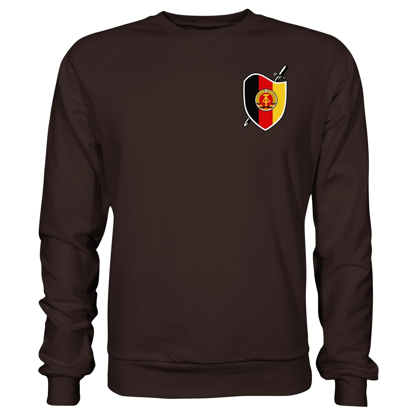 DDR Ostalgie Pullover Unisex • SIGNÉ STAATSSICHERHEIT (BRUST)