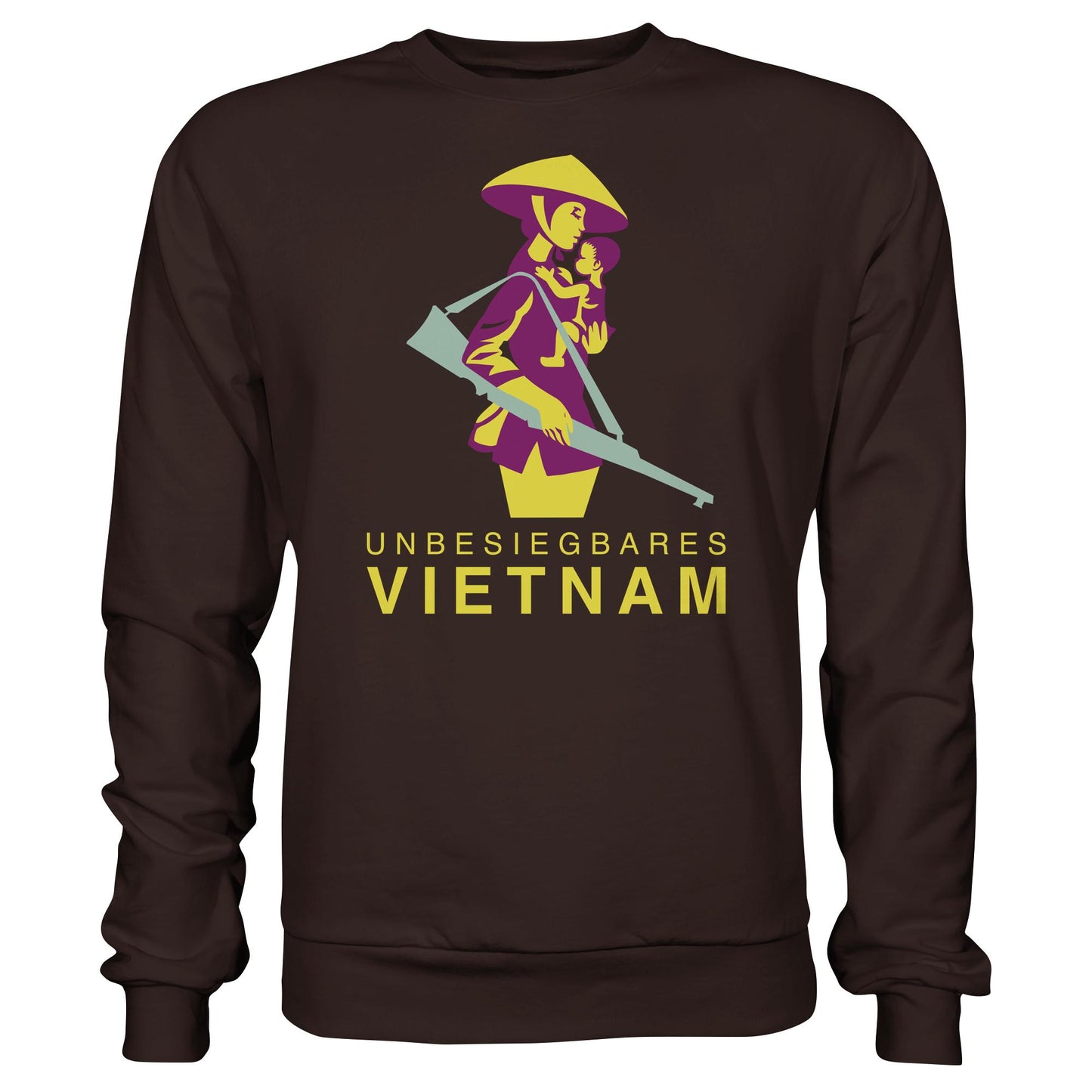 DDR Ostalgie Pullover Unisex • UNBESIEGBARES VIETNAM (DDR-BRIEFMARKE)
