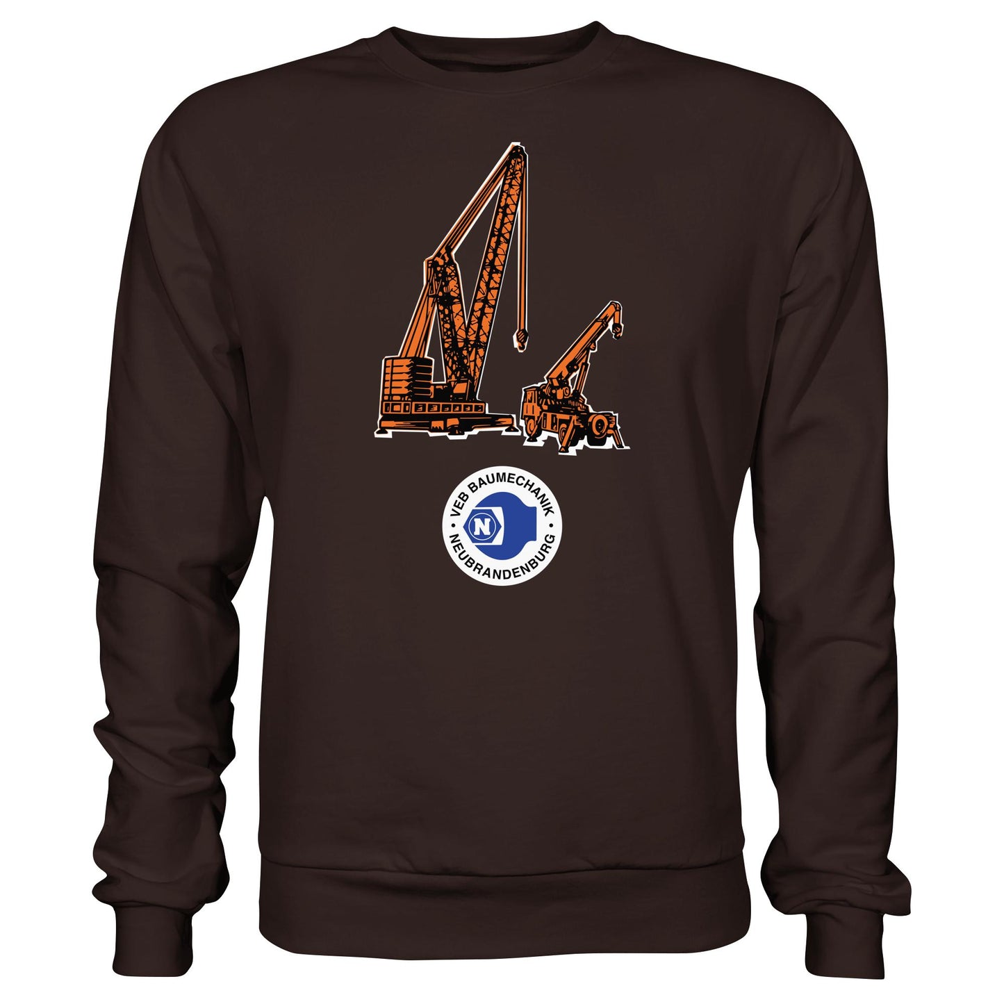 DDR Ostalgie Pullover Unisex • VEB BAUMECHANIK NEUBRANDENBURG