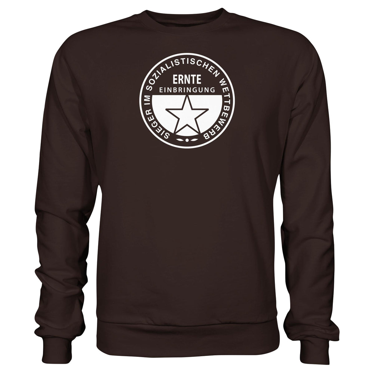 DDR Ostalgie Pullover Unisex • ERNTE-EINBRINGUNG - SIEGER (ORIGINAL-MEDAILLE)