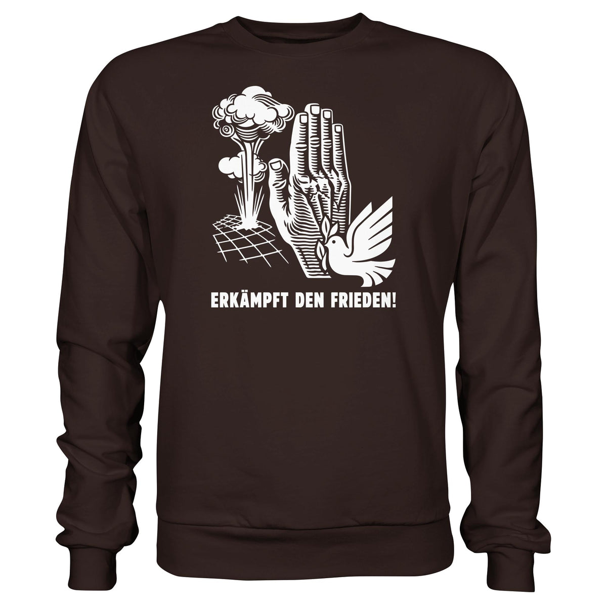 DDR Ostalgie Pullover Unisex • ERKÄMPFT DEN FRIEDEN! (ORIGINAL-PLAKAT)