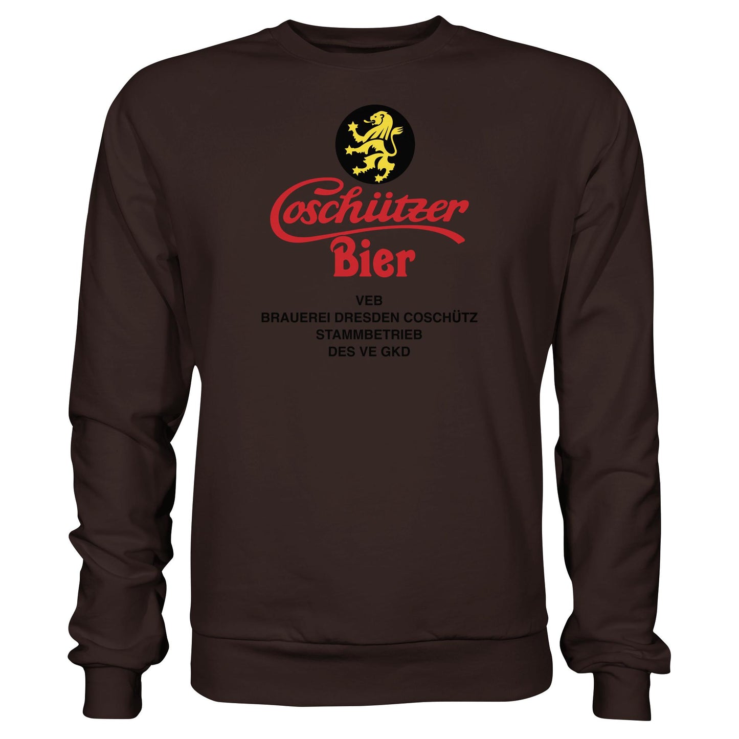 DDR Ostalgie Pullover Unisex • COSCHÜTZER BIER - VEB BRAUER DRESDEN