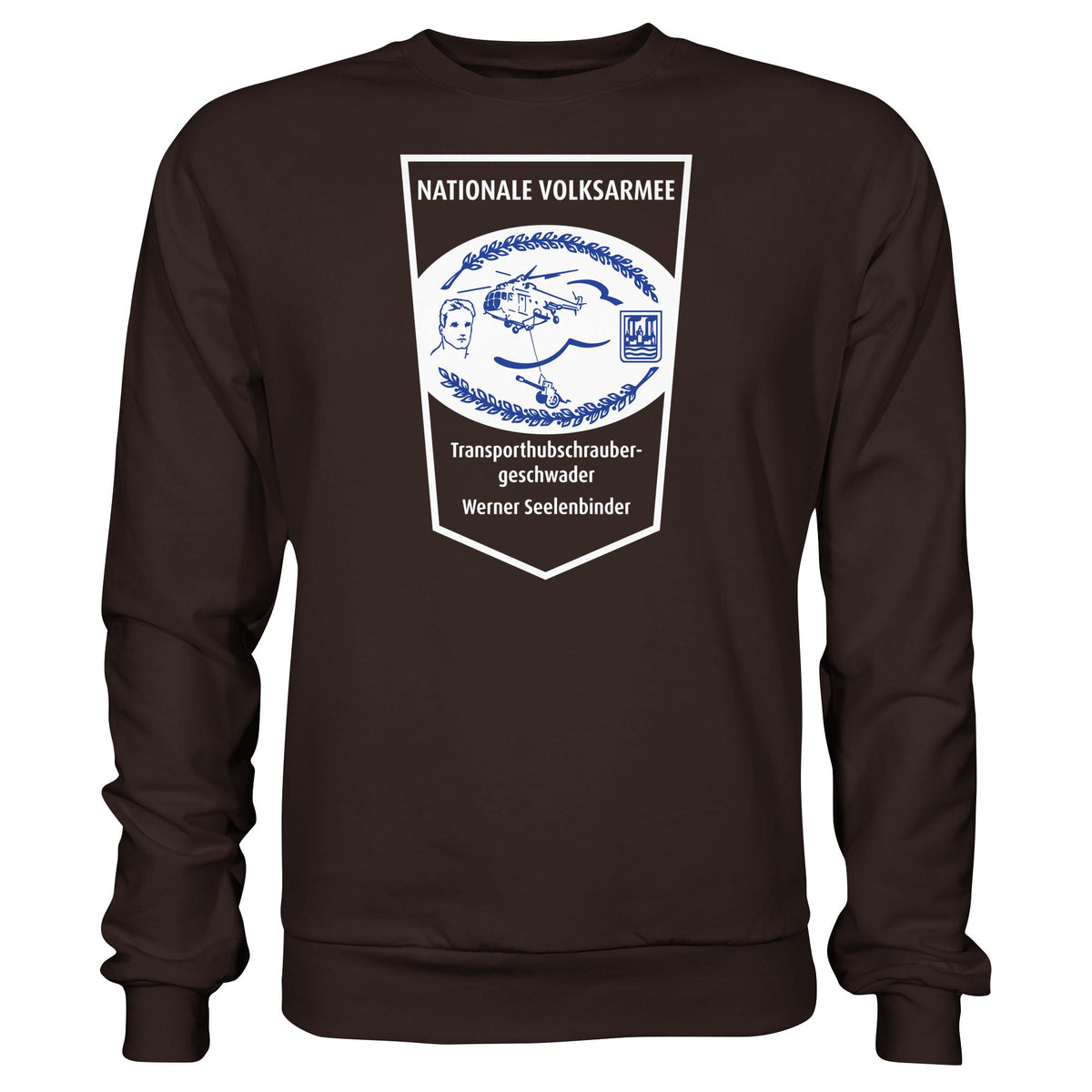 NVA - TRANSPORTHUBSCHRAUBERGESCHWADER WERNER SEELENBINDER • DDR Ostalgie Pullover Unisex