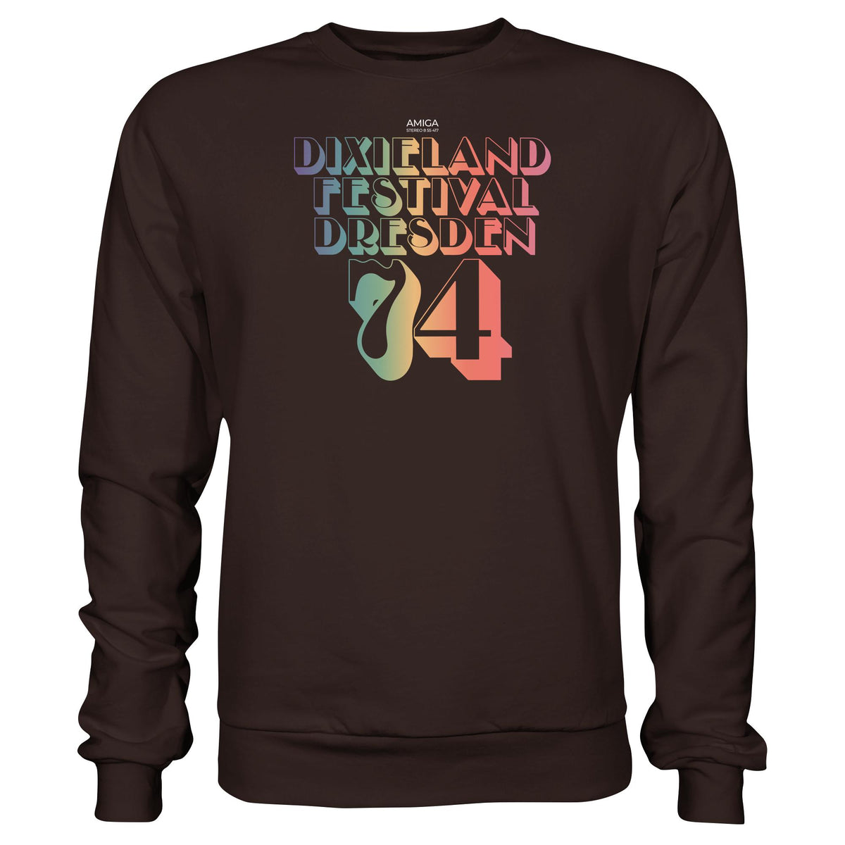 DDR Ostalgie Pullover Unisex • DIXIELAND FESTIVAL DRESDEN 1974 (ORIGINAL-PLATTE)