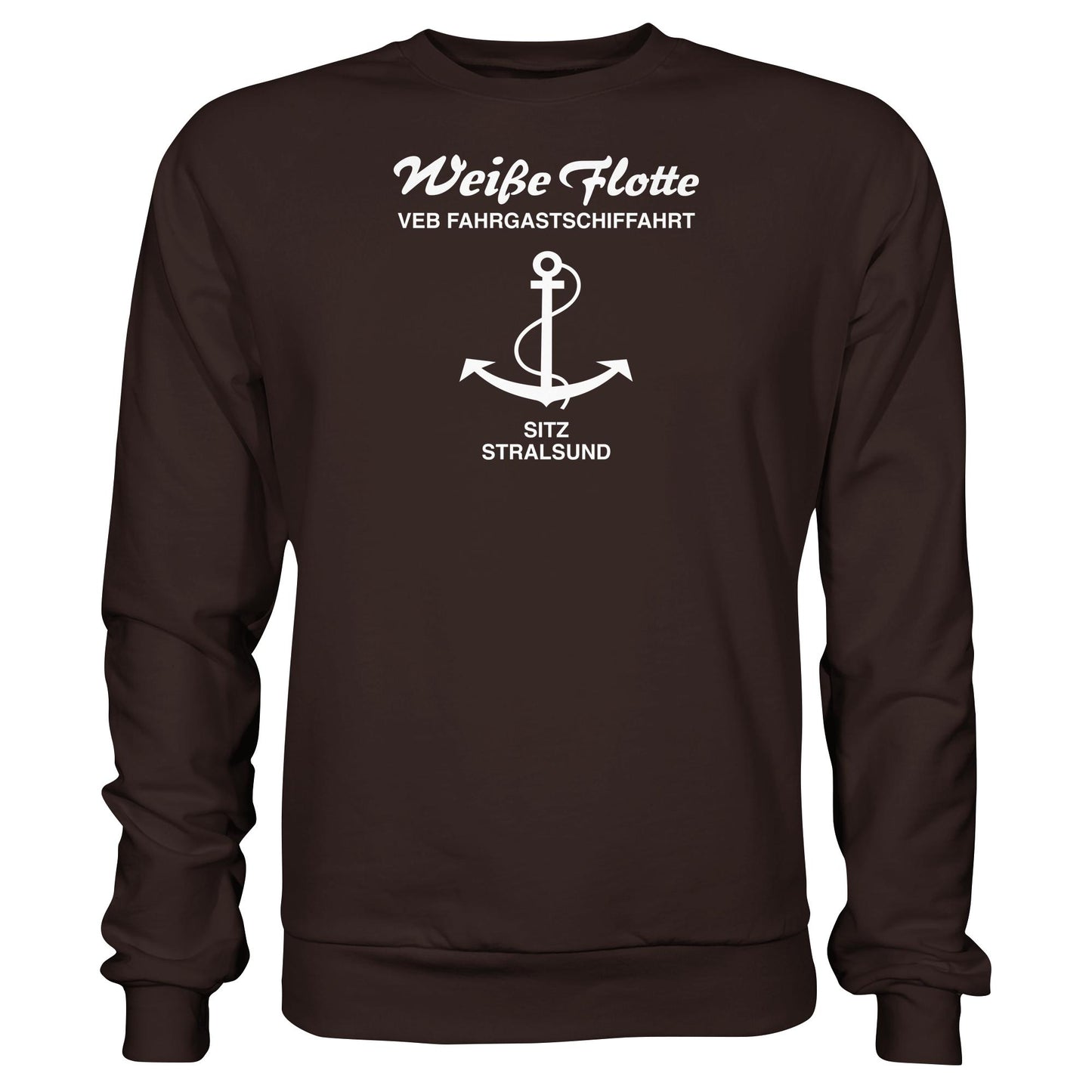 DDR Ostalgie Pullover Unisex • VEB FAHRGASTSCHIFFAHRT, STRALSUND