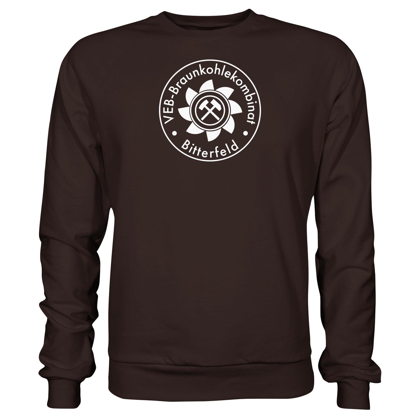 DDR Ostalgie Pullover Unisex • VEB BRAUNKOHLEKOMBINAT BITTERFELD